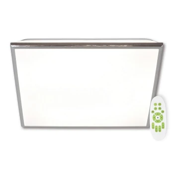 Top Light Silver HXL AB - Dimbare LED plafondlamp met afstandsbediening SILVER LED/51W/230V