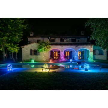 Twinkly - LED RGB Dimbaar buitenshuis Kerst lichtsnoer STRINGS 250xLED 23,5m IP44 Wi-Fi