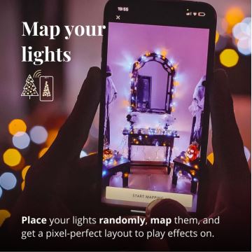 Twinkly - LED Dimbaar buitenshuis Kerst lichtsnoer STRINGS 400xLED 35,5m IP44 Wi-Fi