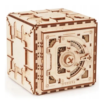 Ugears - 3D houten mechanische puzzel Kluis