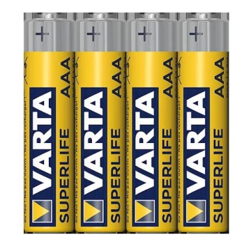 Varta 2003101304 - 4 st. Zinkhousdkoolbatterij SUPERLIFE AAA 1,5V