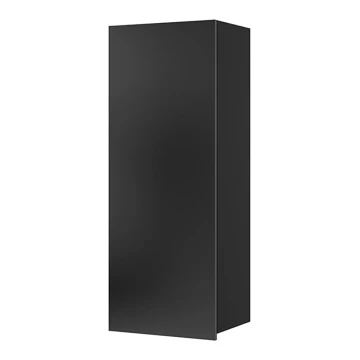 wandkast PAVO 117x45 cm glanzend zwart/mat zwart