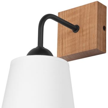 Wandlamp LULA 1xE27/60W/230V eiken