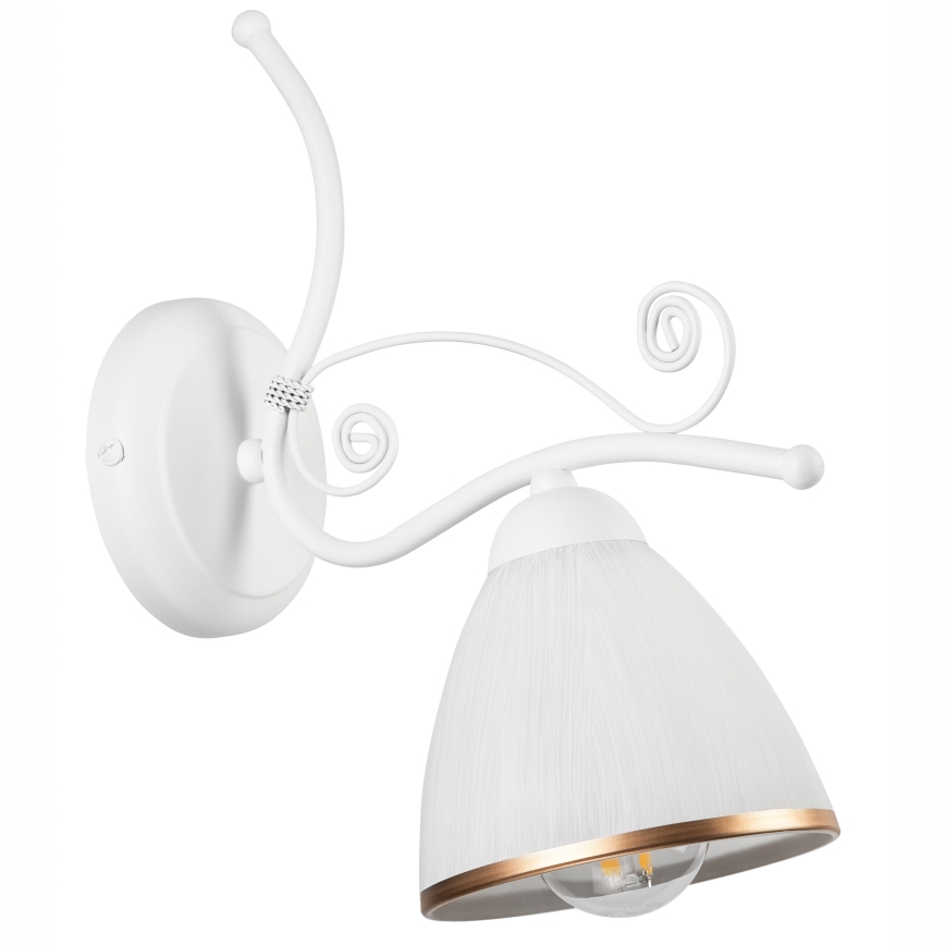 Wandlamp RETRO II 1xE27/60W/230V wit