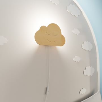 Wandlamp voor kinderen CLOUD 1xE14/10W/230V wolk