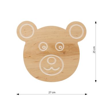 Wandlamp voor kinderen TED 1xE14/10W/230V beer