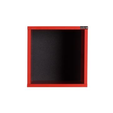 Wandplank 33x33 cm rood