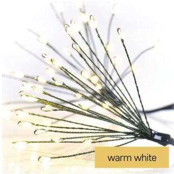 Warm wit LED kerstketting 300x LED / 8,2m