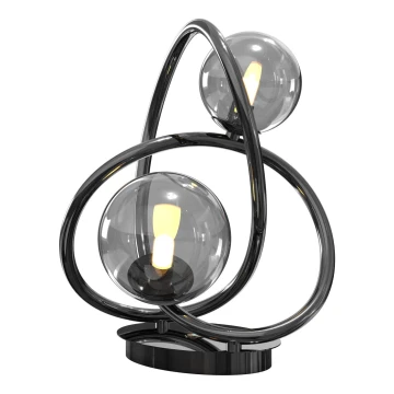 Wofi 8014-205 - LED Tafellamp NANCY 2xG9/3,5W/230V zwart chroom