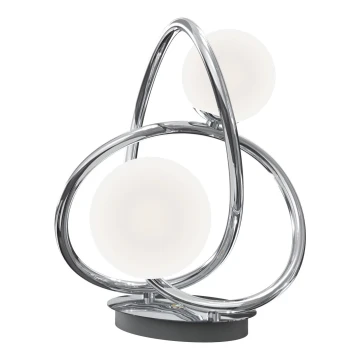 Wofi 8014-207 - LED Tafellamp NANCY 2xG9/3,5W/230V glanzend chroom