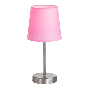 Wofi 832401949000 - Tafellamp CESENA 1xE14/42W/230V roze