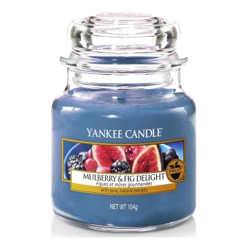 Yankee Candle - Geurkaars MULBERRY & FIG DELIGHT klein 104g 20-30 uren