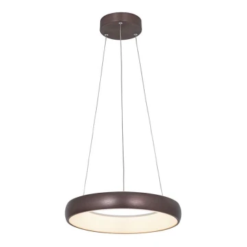 Zambelis 2047 - Dimbare LED hanglamp aan een koord LED/30W/230V diameter 40 cm bruin
