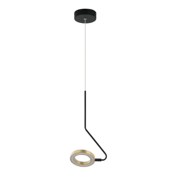 Zambelis 22045 - Dimbare LED hanglamp aan een koord LED/7W/230V CRI90 zwart