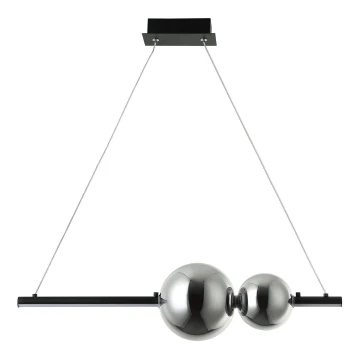 Zambelis 22109 - Dimbare LED hanglamp aan een koord LED/11W/230V zwart