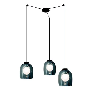 Zambelis 22145 - Hanglamp aan een koord 3xG9/5W/230V zwart