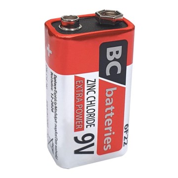 Zinkchloridebatterij 6F22 EXTRA POWER 9V