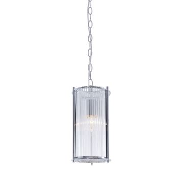 Zuma Line - Hanglamp aan een ketting 1xE27/40W/230V zilver