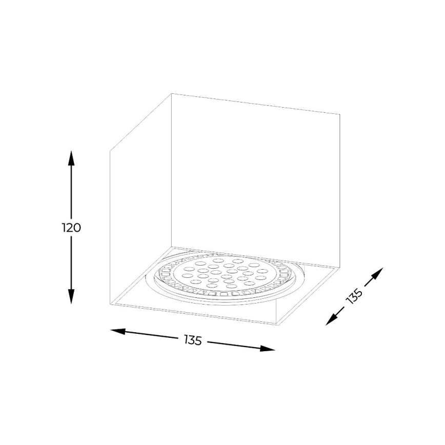 Zuma Line - Spot 1xGU10-ES111/15W/230V wit