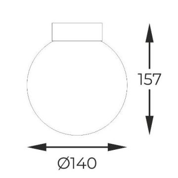 Zuma Line - Plafondlamp 1xG9/4W/230V zwart