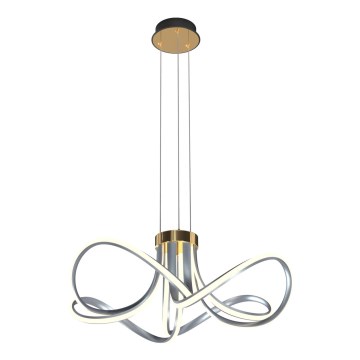 Zuma Line - Dimbare LED hanglamp aan een koord LED/45W/230V grijs/goud