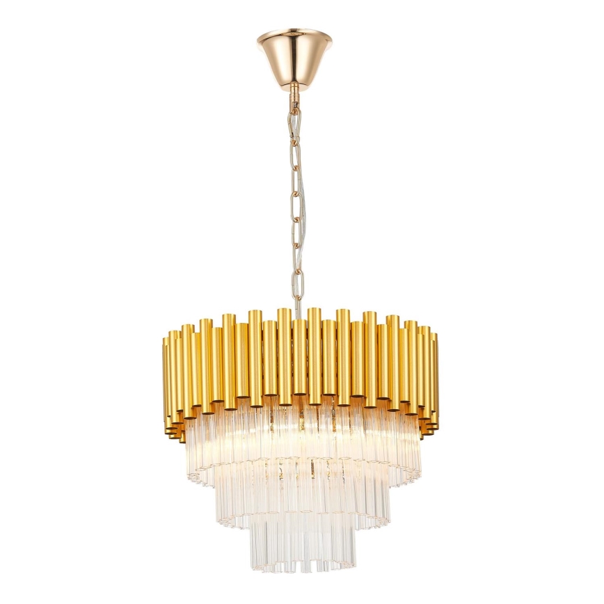 Zuma Line - Hanglamp aan een ketting 4xE14/40W/230V goud