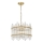 Zuma Line - Hanglamp aan een ketting 6xG9/42W/230V goud