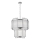 Zuma Line - Hanglamp aan een ketting 8xE14/60W/230V zilver