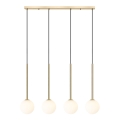 Zuma Line - Hanglamp aan een koord 4xG9/4W/230V goud