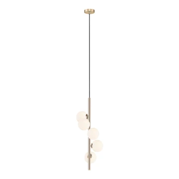 Zuma Line - Hanglamp aan een koord 5xG9/4W/230V goud