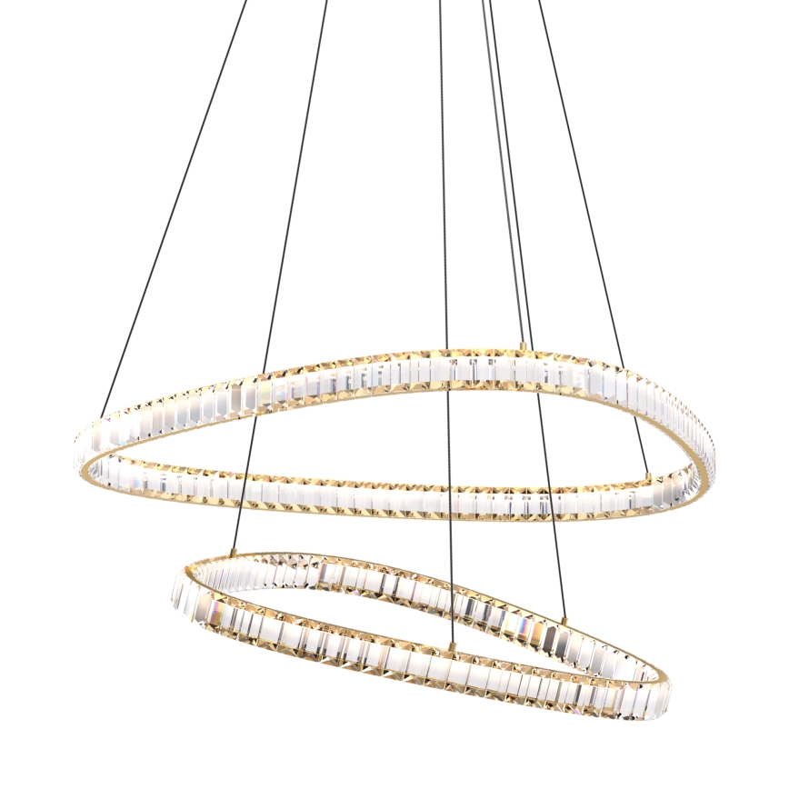 Zuma Line - LED Dimbaar kristal Hanglamp aan een touw LED/36W/230V 2700-6000K + afstandsbediening