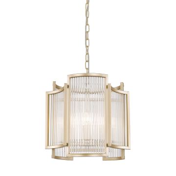 Zuma Line - Hanglamp aan een ketting 3xE14/60W/230V goud