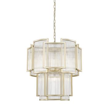 Zuma Line - Hanglamp aan een ketting 8xE14/60W/230V goud