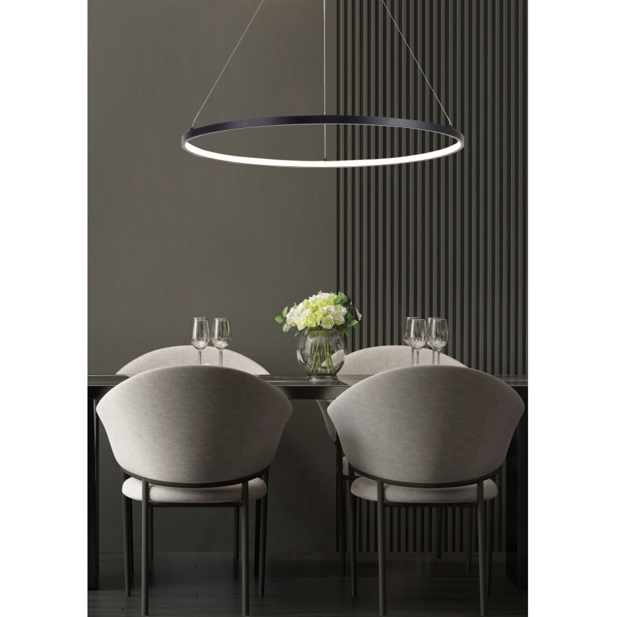 Zuma Line - LED Hanglamp aan een koord LED/40W/230V 3000/4000/6000K diameter 90 cm zwart