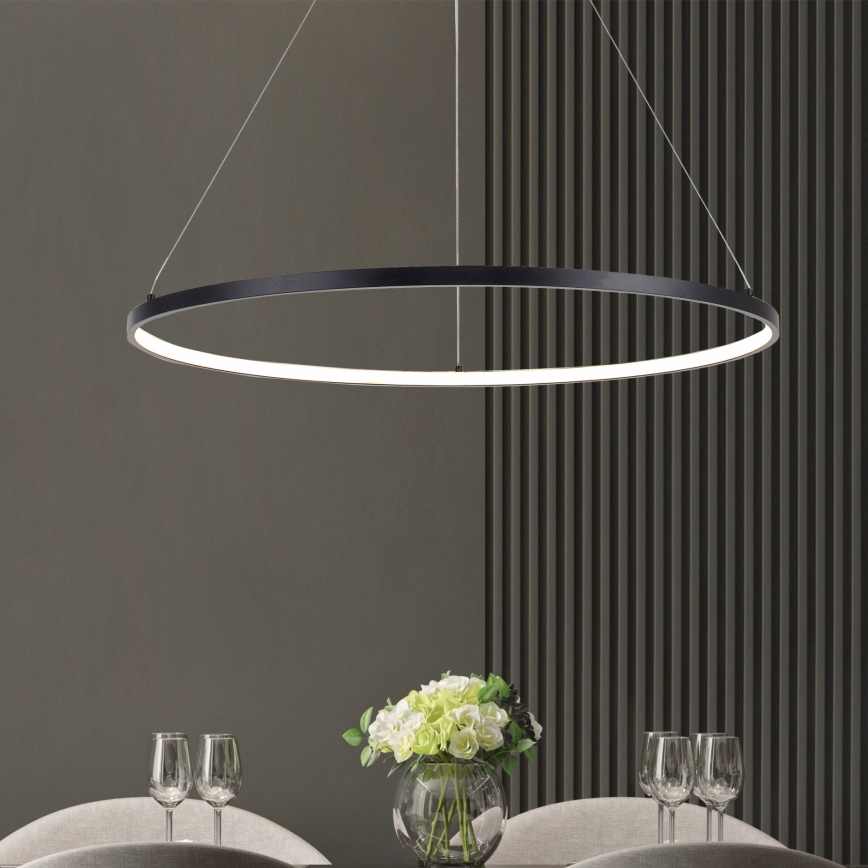 Zuma Line - LED Hanglamp aan een koord LED/40W/230V 3000/4000/6000K diameter 90 cm zwart