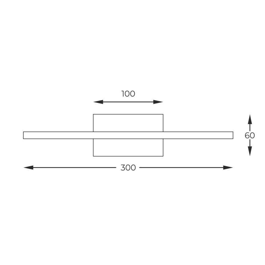 Zuma Line - LED Schilderijverlichting LED/7W/230V 30 cm goud