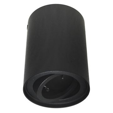 Zwarte Plafondlamp CORONA 1xGU10/30W/230V